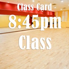 Class Card for 8:45pm: West Coast Swing (Int/Adv)